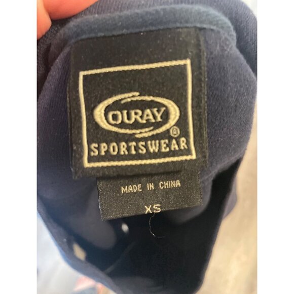 Ouray Navy Signal Flags Clipper Long Sleeve Crew Neck Pullover Sweatshirt Sz XS - Picture 5 of 10